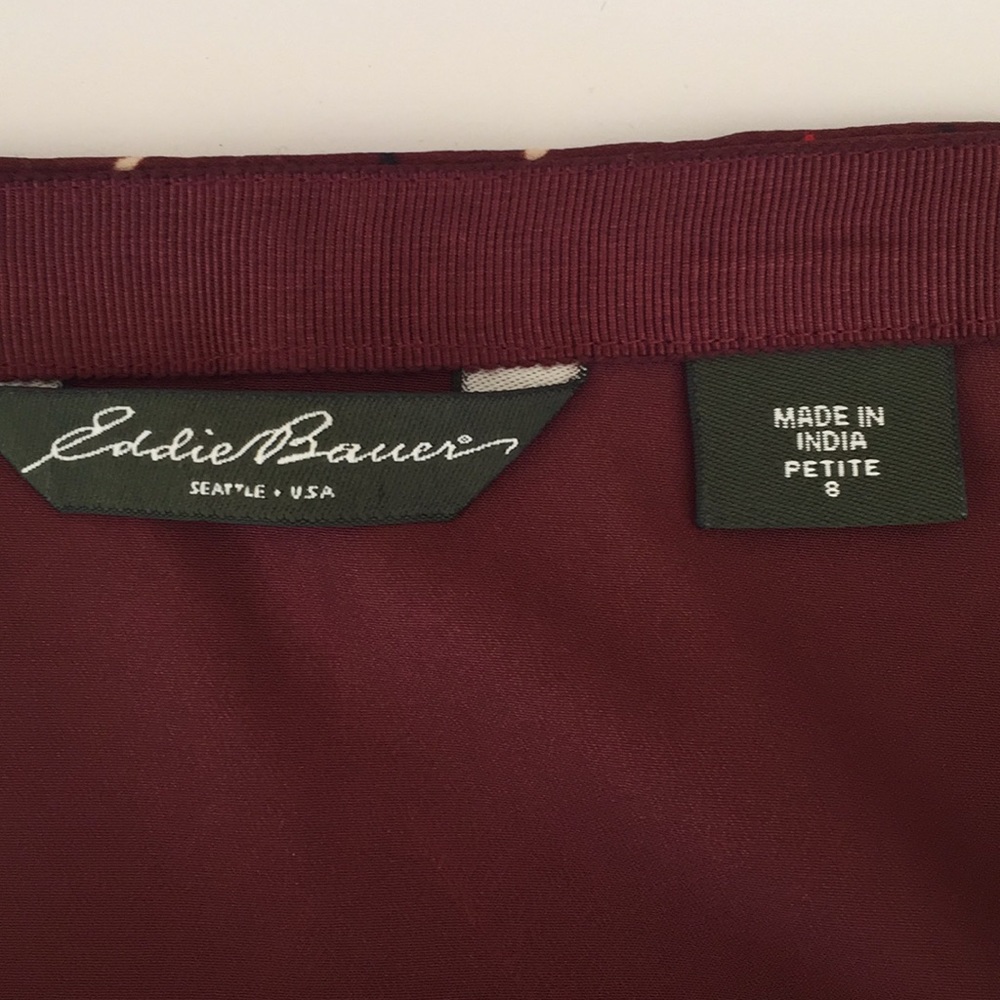 NWOT Eddie Bauer Print Skirt - Picture 7 of 8